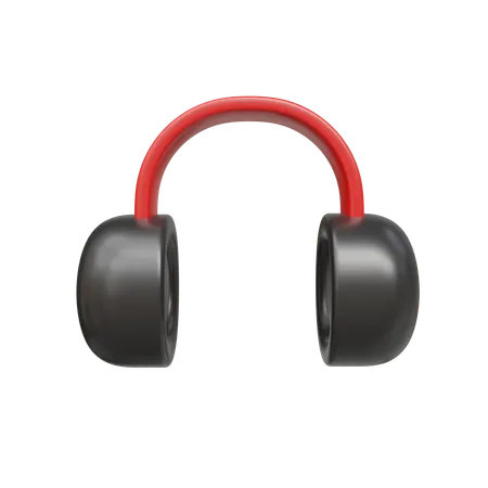 Casque de musique  3D Icon