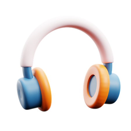 Casque  3D Icon