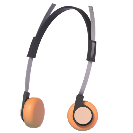 Casque de musique  3D Icon