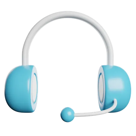 Casque de musique  3D Icon