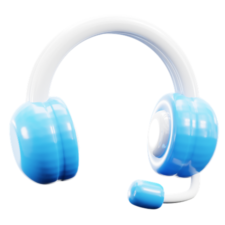 Casque  3D Icon