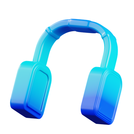 Casque de musique  3D Icon