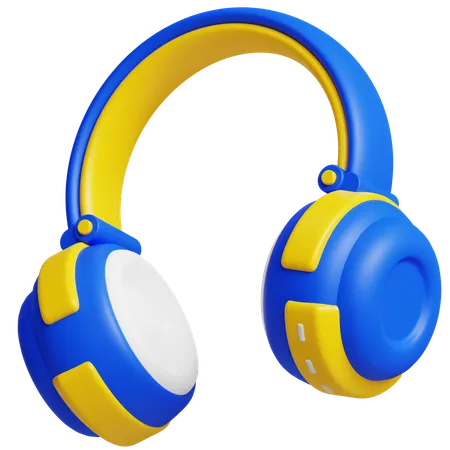 Casque de musique  3D Icon