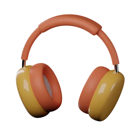 Casque de musique  3D Icon