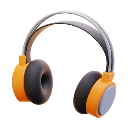 Casque de musique  3D Icon