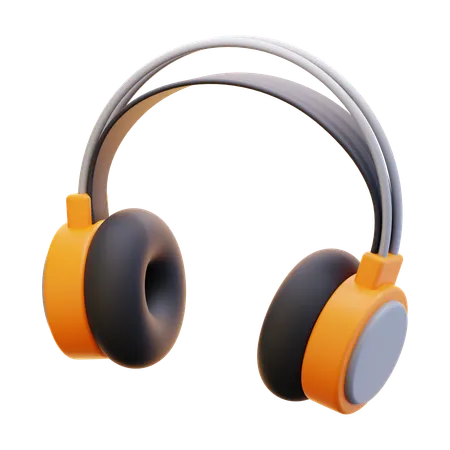 Casque de musique  3D Icon