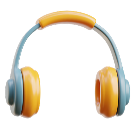 Casque de musique  3D Icon