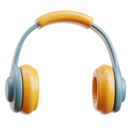 Casque de musique  3D Icon