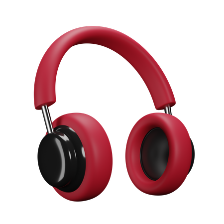 Casque de musique  3D Icon