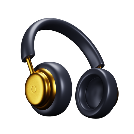 Casque de musique  3D Icon