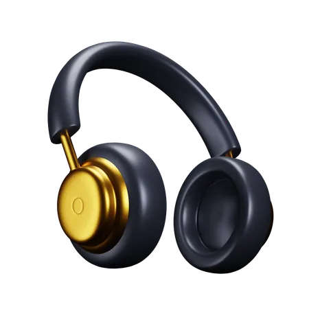 Casque de musique  3D Icon