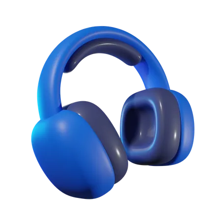 Casque de musique  3D Icon