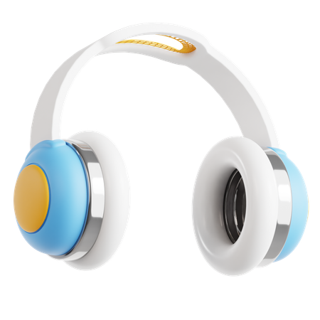 Casque de musique  3D Icon