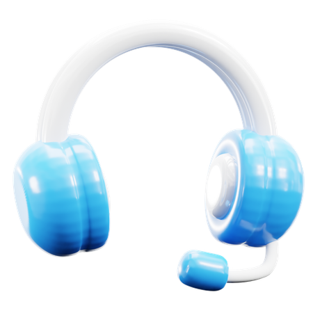 Casque  3D Icon