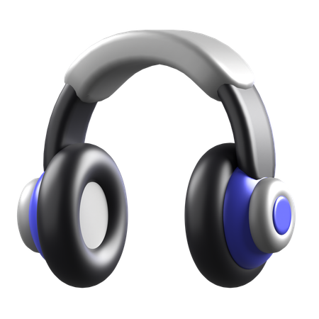 Casque de musique  3D Icon