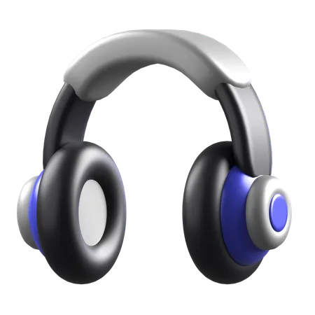 Casque de musique  3D Icon