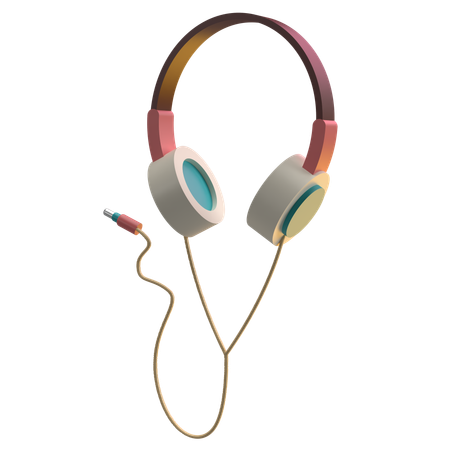 Casque de musique  3D Icon