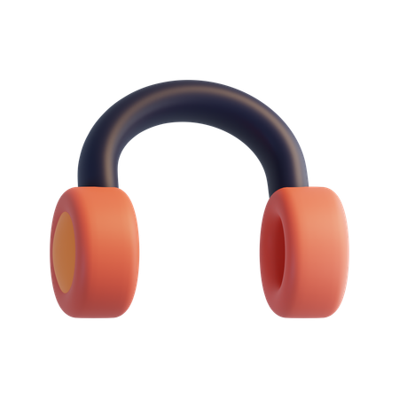 Casque de musique  3D Icon