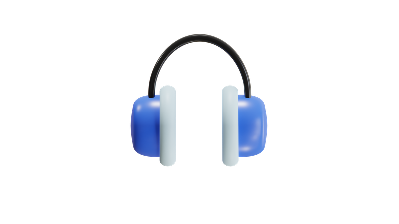 Casque de musique  3D Icon