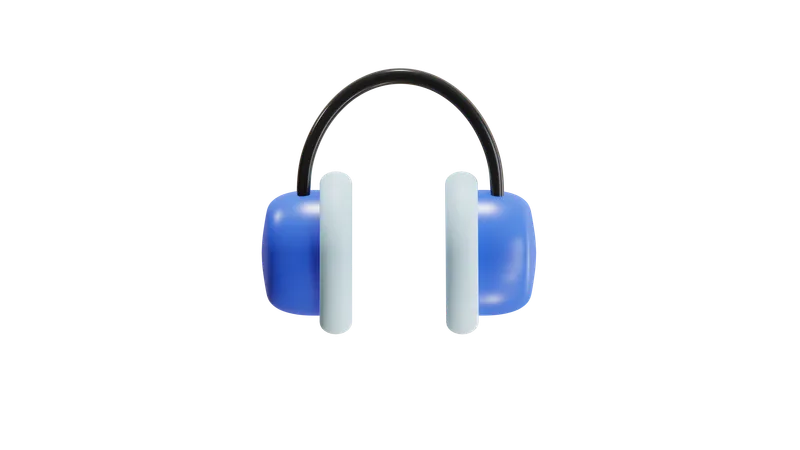 Casque de musique  3D Icon