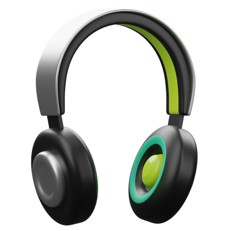 Casque de musique  3D Icon