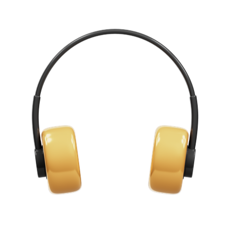 Casque de musique  3D Icon