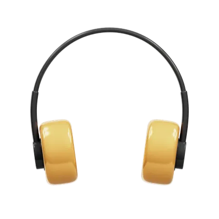 Casque de musique  3D Icon