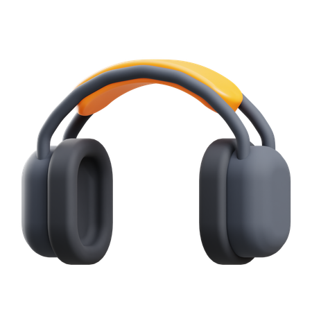 Casque de musique  3D Icon