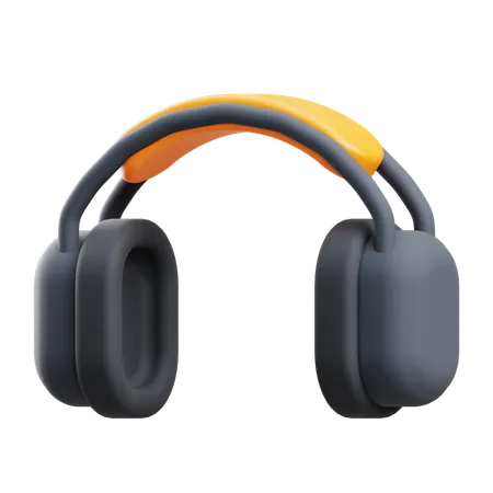 Casque de musique  3D Icon