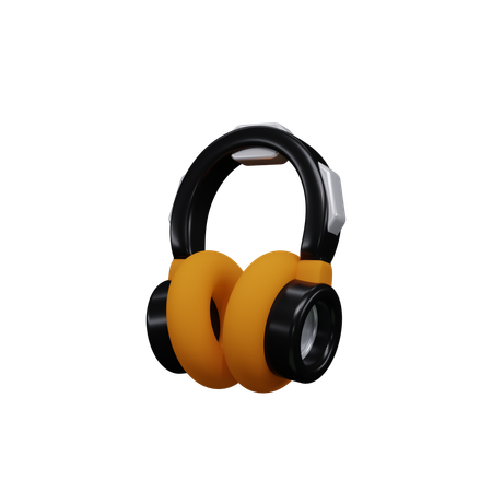 Casque de musique  3D Icon