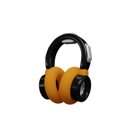 Casque de musique  3D Icon