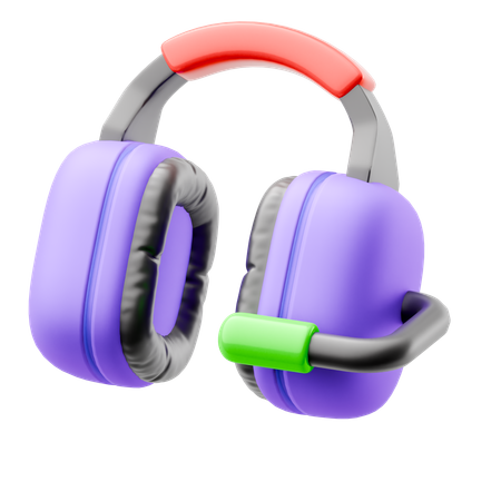 Casque  3D Icon