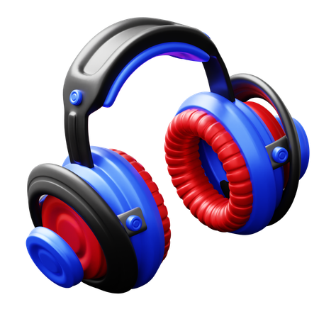 Casque de musique  3D Icon