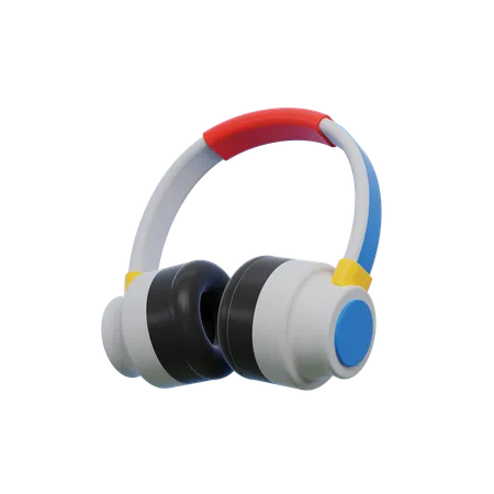 Casque de musique  3D Icon