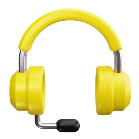 Casque de musique  3D Icon