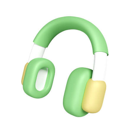 Casque de musique  3D Icon