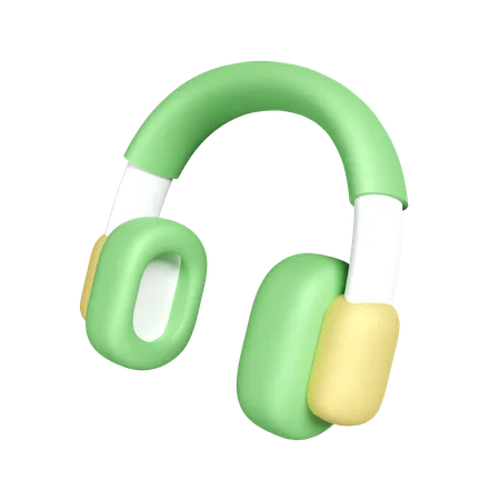 Casque de musique  3D Icon