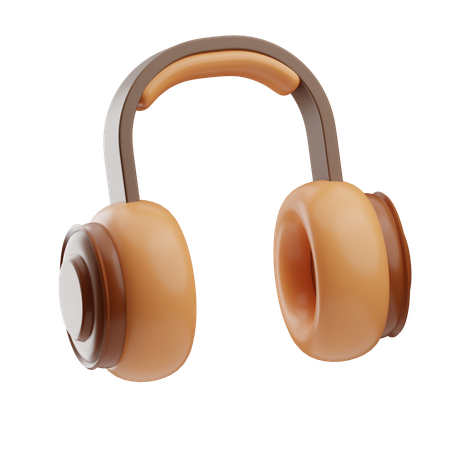 Casque de musique  3D Icon