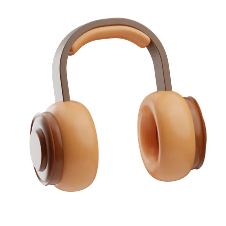 Casque de musique  3D Icon