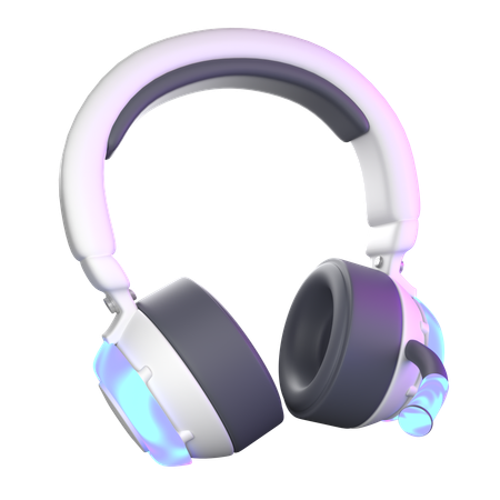 Casque  3D Icon