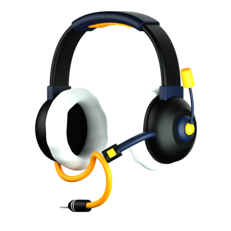 Casque de musique  3D Icon