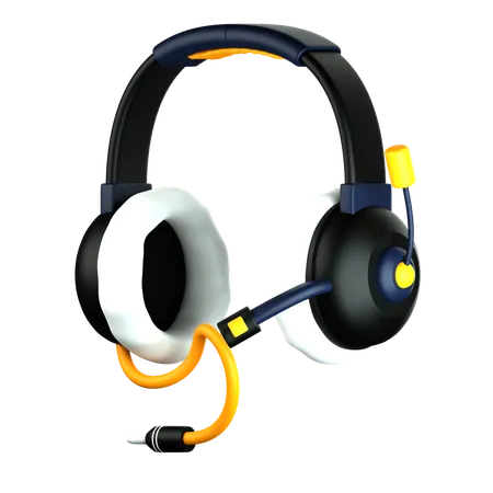 Casque de musique  3D Icon