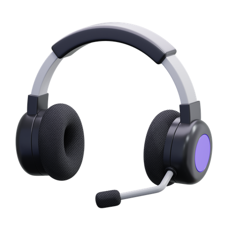 Casque de musique  3D Icon