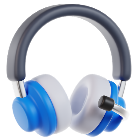 Casque  3D Icon
