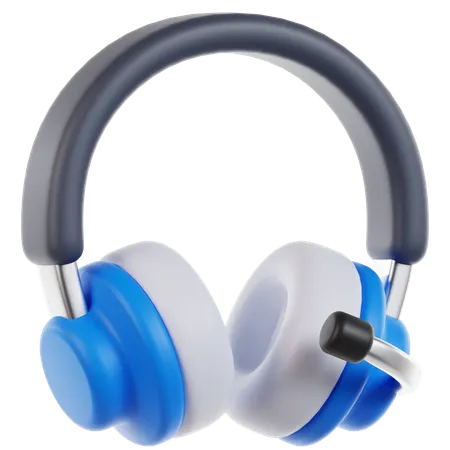 Casque  3D Icon