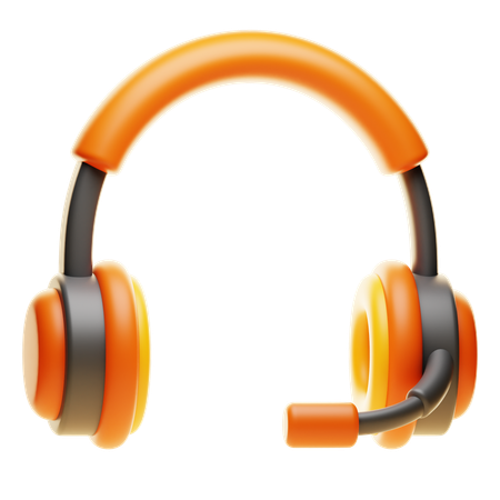 Casque  3D Icon