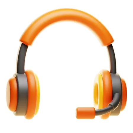 Casque  3D Icon