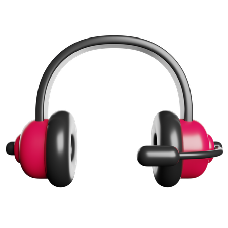 Casque  3D Icon