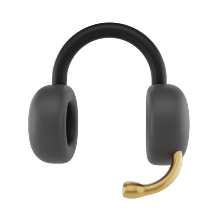 Casque de musique  3D Illustration