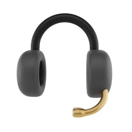 Casque de musique  3D Illustration